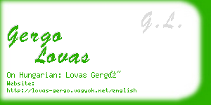 gergo lovas business card